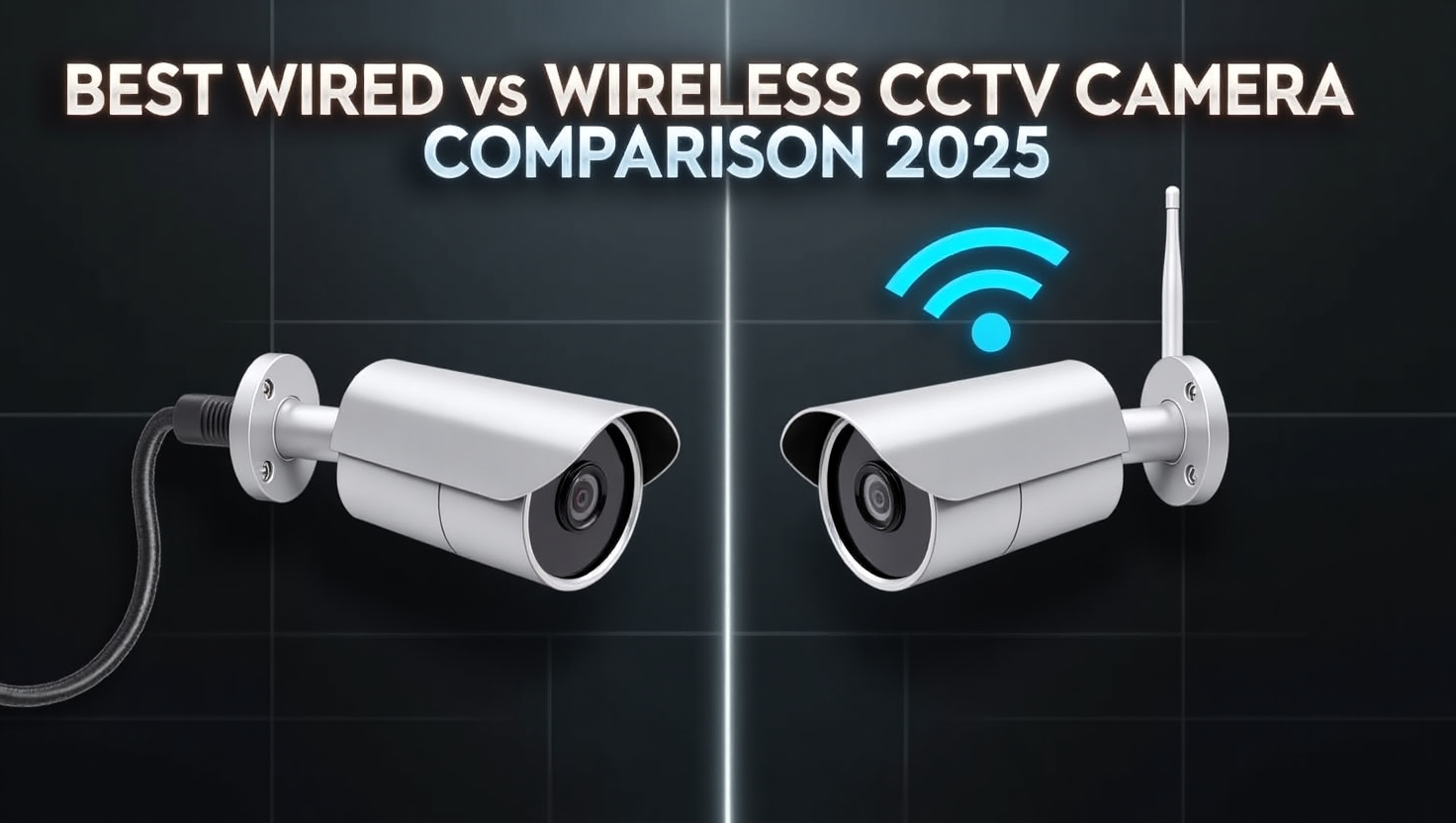 Best wired vs wireless CCTV camera comparison 2025