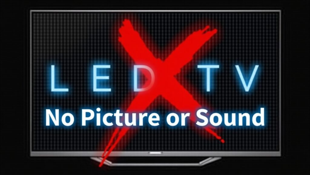 LED TV No Picture or Sound