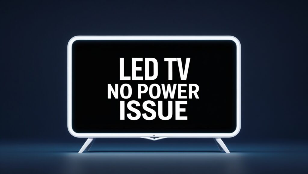 LED TV No Power Issue