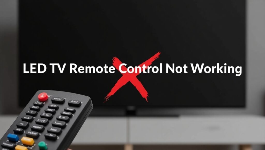 LED TV Remote Control Not Working