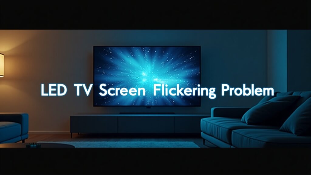 LED TV Screen Flickering Problem