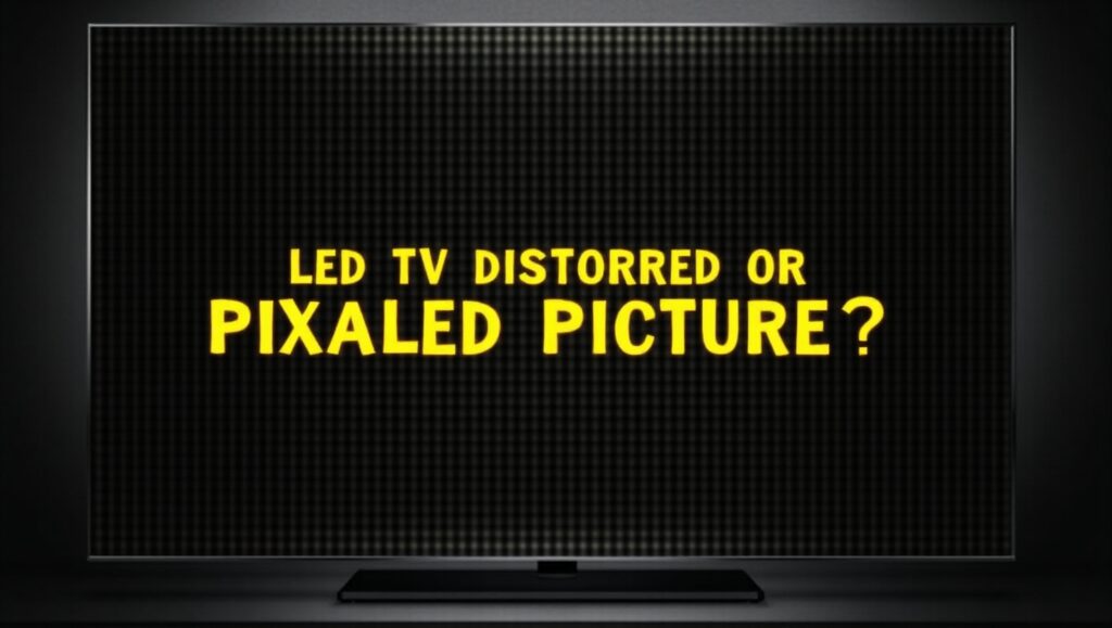 TV Distorted or Pixelated Picture