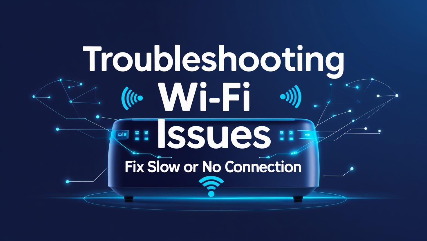 Troubleshooting Wi-Fi Issues Fix Slow or No Connection