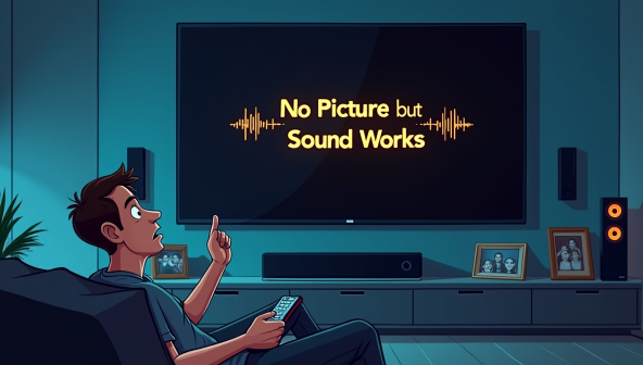 No Picture but Sound Works issue repair in Noida