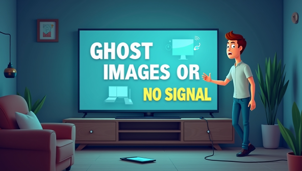 Ghost Images or No Signal problem Repairing in Noida
