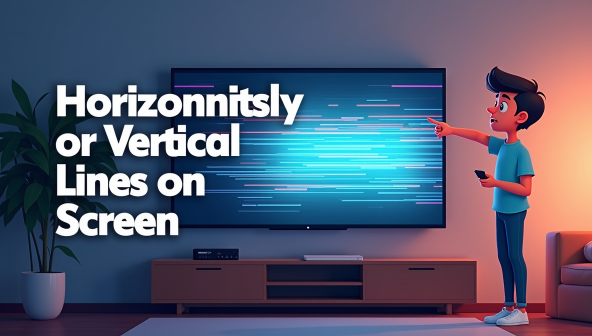 Horizontal or Vertical Lines on Screen Repairing in Noida