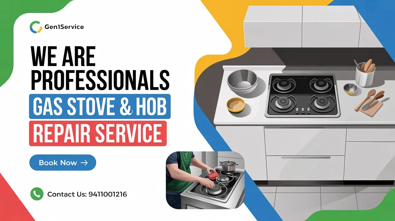 Glen Kitchen Hob & Gas Stove Repair Service in Ghaziabad – Same-Day Service