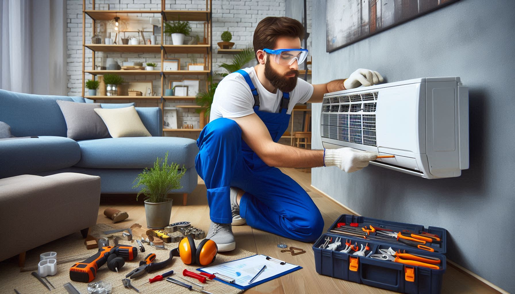 Technician for AC Deep Cleaning in Faridabad