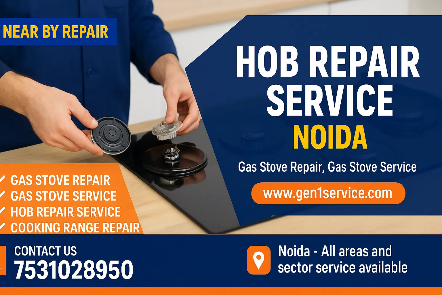 Milton Kitchen Gas Hob & Stove Repair Service in Noida