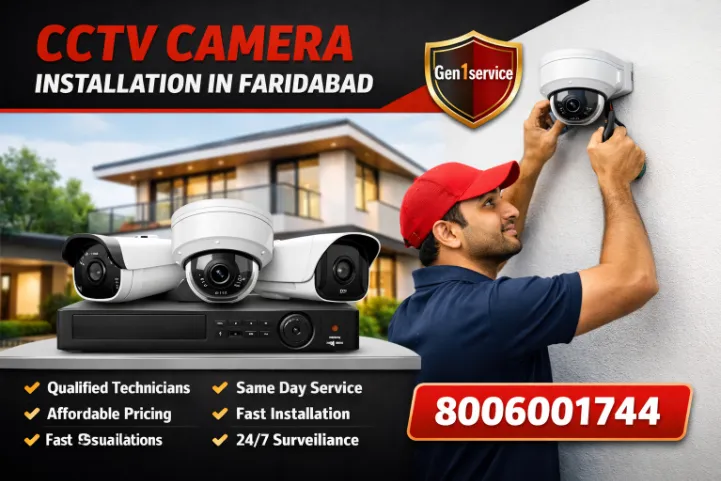Hikvision CCTV Camera Installation Services in Sectors 91–100 Faridabad
