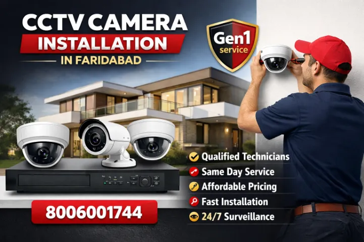 Hikvision CCTV Camera Installation Service in Sector-2 Faridabad