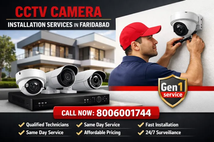 Hikvision CCTV Camera Installation Services in A-Sectors of Faridabad
