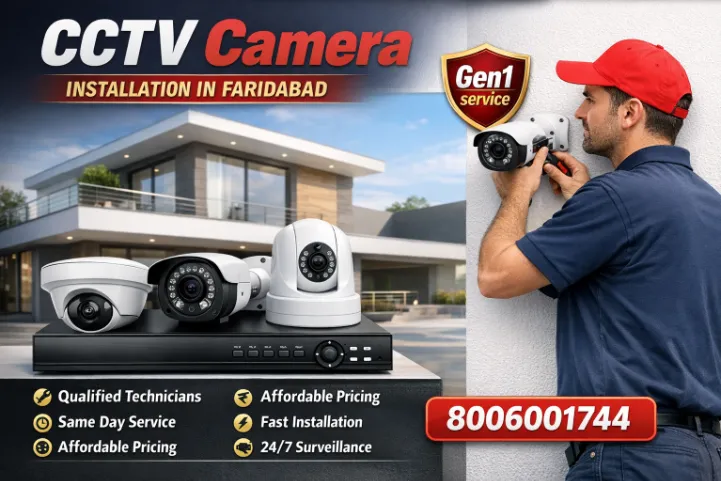 kvision CCTV Camera Installation Service in Sector 111 Faridabad