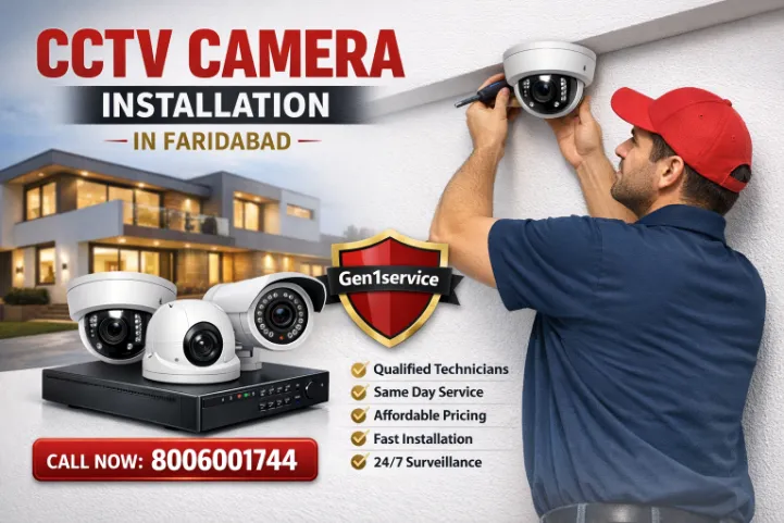 Hikvision CCTV Camera Installation Services in Key Areas of Faridabad