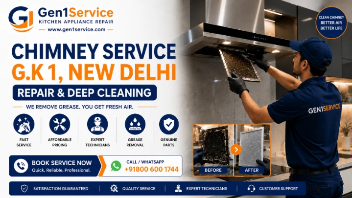 Faber Chimney Repair Service in G.K. 1, Delhi