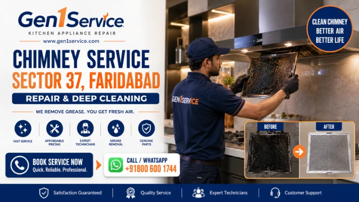 Cata Chimney Repair Service in Sector 37 Faridabad
