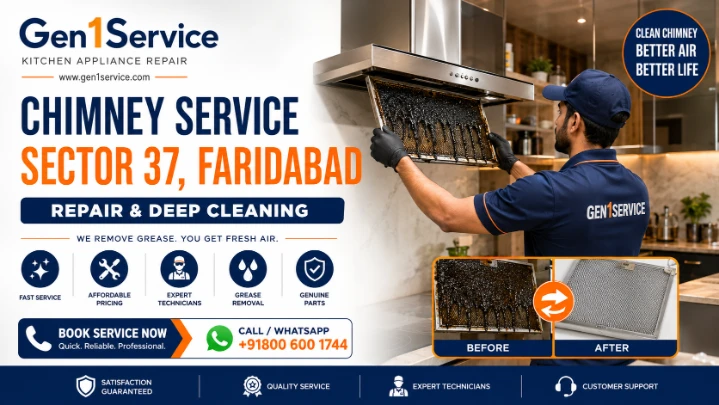 Faber Chimney Repair Service in Sector 37 Faridabad